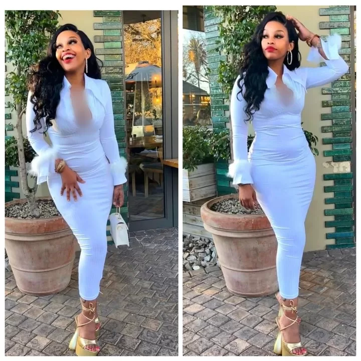 MPHO WA BADIMO RECENTLY LEFT MZANSI ASTOUNDED WITH HER POST LOOKING GORGEOUS.